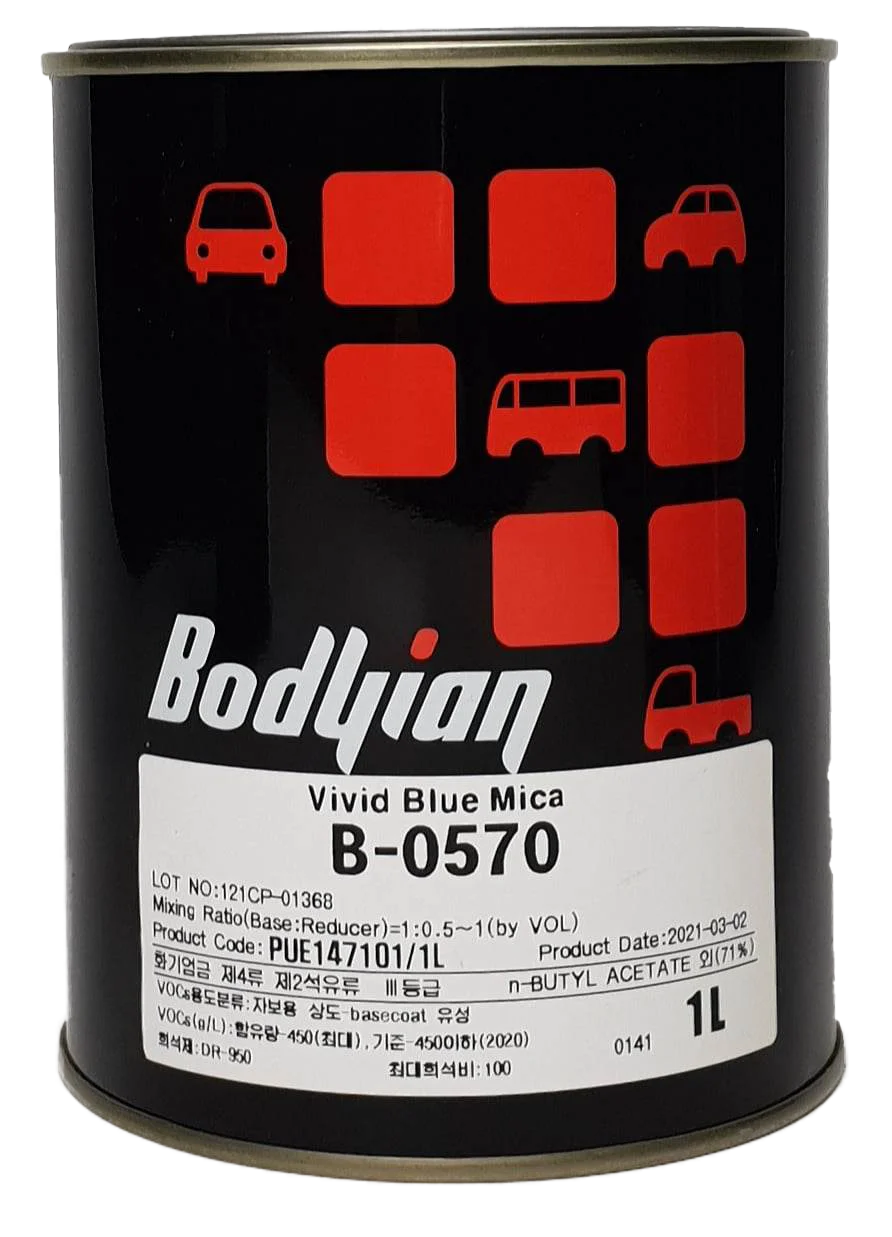 B-0570 Vivid Blue Mica 1ltr